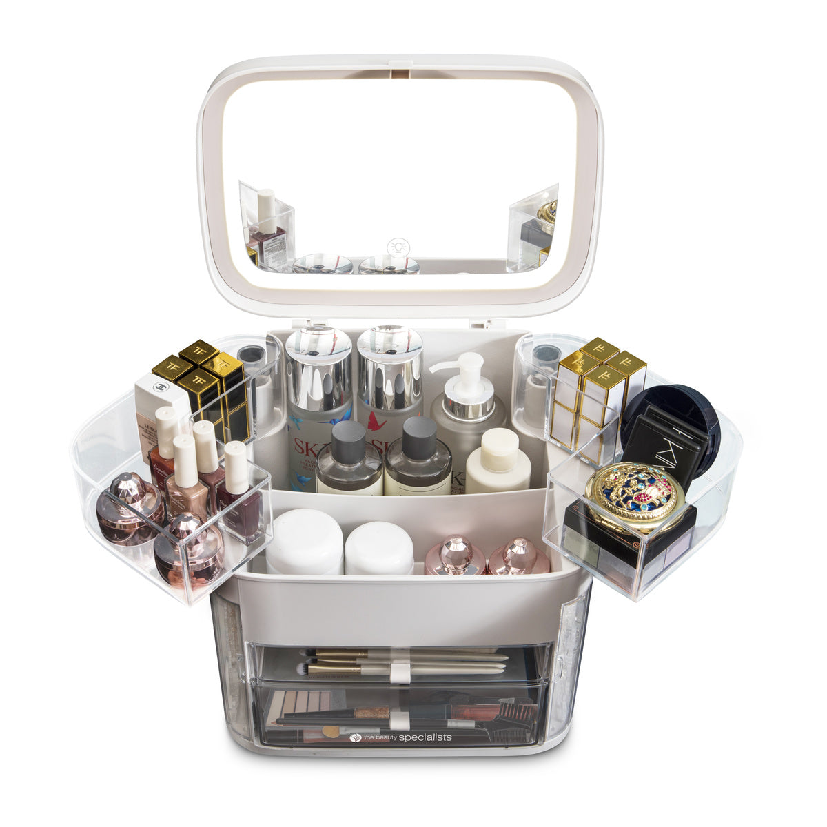 Ultimate Beauty Storage Box With Dimmable Mirror - Rio the Beauty