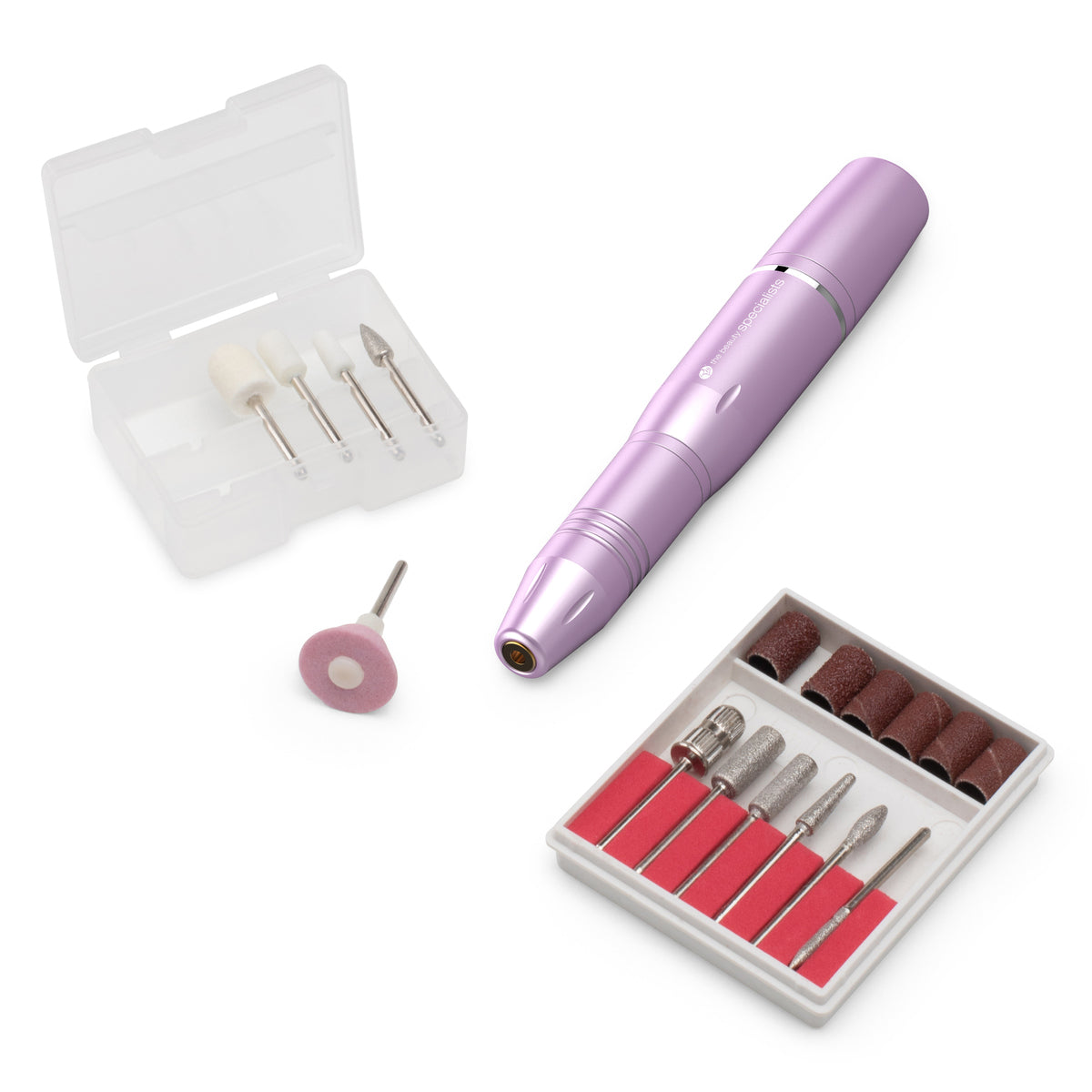 Electric Nail Drill with Electric Nail File Head Attachments